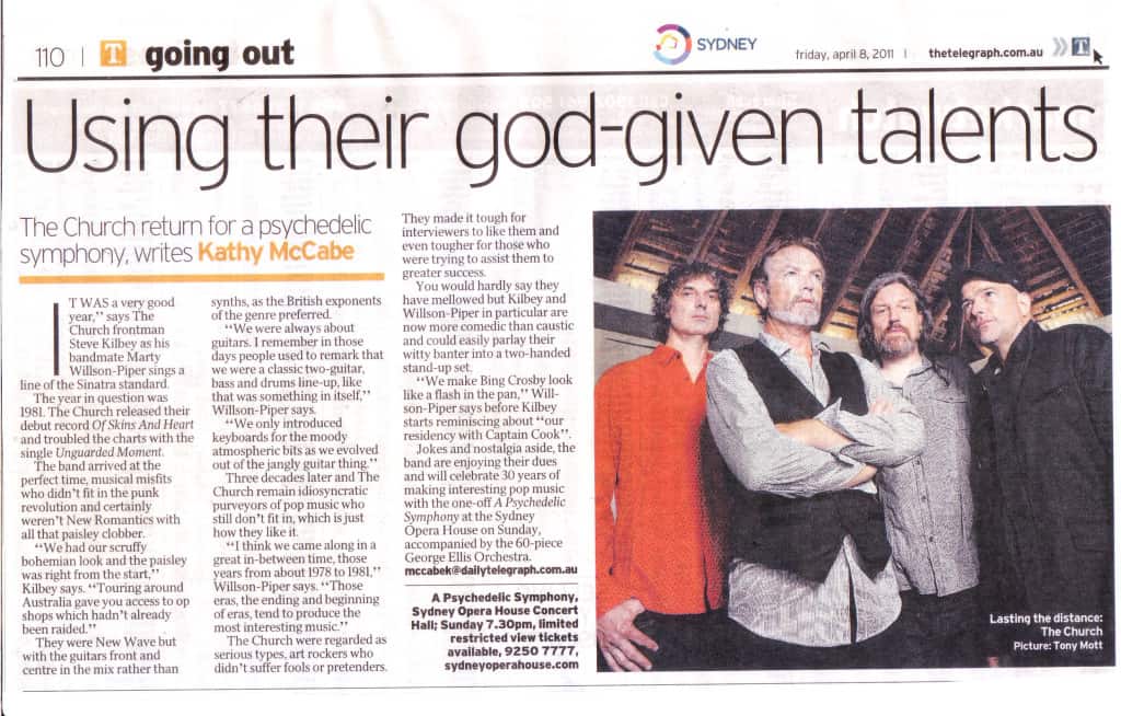 Daily Telegraph Fri 8th April 2011